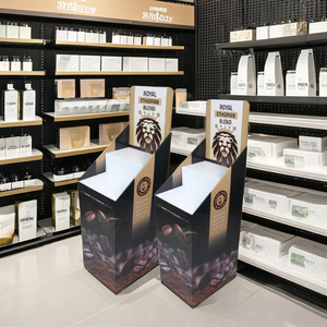 <span class=keywords><strong>2</strong></span>-tầng hiển thị các tông kệ cho hạt cà phê hộp quảng cáo với kim loại Acrylic vật liệu nhựa tầng phong cách lưu trữ hiển thị - Product Image 2