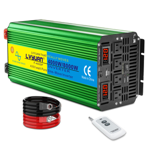<span class=keywords><strong>Lvyuan</strong></span> <span class=keywords><strong>4000W</strong></span> 8000W Onduleur à onde sinusoïdale pure basse fréquence 12V 24V à 110V 220V AC Onduleur solaire pour l'industrie - Product Image 1