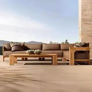 Best Quality Modern Weather-resistant Teak <b>Outdoor</b> <b>Side</b> <b>Table</b> Set for Hotel Garden Poolside Villa hotel Patio Use - Product Image 3
