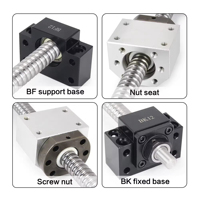 Pabrik Langsung Menjual CNC Ball Screw SFU1605 SFU1610 SFU2005 SFU2505 Nut Bearing Kekakuan Tinggi untuk Mesin CNC DIN 69051