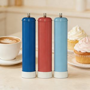 Bouteille de gaz industrielle jetable en acier de 1L – Certifiée pour les opérations à basse et haute pression (Hélium/CO2) - Product Image 1