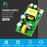 Controlador LED de 18W-50W, Circuito de Atenuación 100-260V, Certificado ROHS, Placa de Alimentación de Marco Abierto de 12V 2A CC para Luces Lineales, Sin Caja