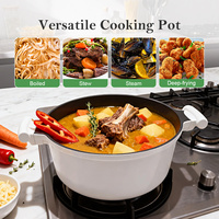 Ensemble de casseroles en aluminium moulé sous pression Sanlang Heavy Duty 8 pièces, sans PFOA, antiadhésif, compatible four.
