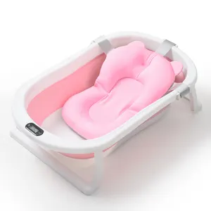 Portable Foldable Thermometer Bathtub children Bathtub collapsible baby bathtub