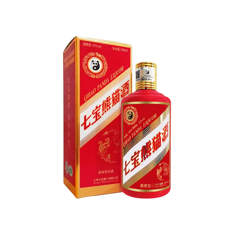 絶妙にデザインされたフェスティバルリキュールQibao Panda Maotaixiang Liquor Shanghai Local Brand Liquor