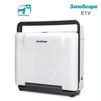 Machine à ultrasons vétérinaire Sonoscape e1v pour machine à ultrasons portable pour animaux doppler couleur vétérinaire