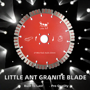 Disco <span class=keywords><strong>de</strong></span> Corte Circular <span class=keywords><strong>de</strong></span> Diamante Blanco <span class=keywords><strong>de</strong></span> Grado Industrial LITTLE ANT <span class=keywords><strong>de</strong></span> 7 Pulgadas, 180 Piedras, para Granito, Personalizado OEM - Product Image 2