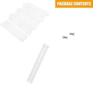 Elevadores acrílicos aceptables personalizados OEM 11,8 "W X 8,5" D Exhibición escalonada de acrílico de tres niveles Decoración de exhibición de joyería - Product Image 5