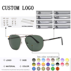 Custom Logo viator Sunglasses Polarized UV400 Metal Frame Unisex Sun Glasses for <b>Driving</b> Fishing Outdoor - Product Image 2