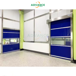 Puerta Enrollable Automática <span class=keywords><strong>de</strong></span> PVC <span class=keywords><strong>de</strong></span> Alta Velocidad, Moderna, Insonorizada, Bien Sellada, para Entrada Industrial, Cuarto Limpio, Procesamiento <span class=keywords><strong>de</strong></span> Alimentos, Frigorífico - Product Image 6