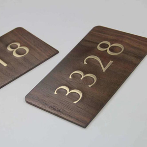 Venta caliente pcb acrílico hotel Casa y la puerta de la habitación número de <span class=keywords><strong>nombre</strong></span> signo - Product Image 1