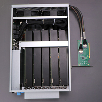 Enclosure Ekspansi Daya Komputasi Eksternal 5GPU Tower untuk Bandwidth Tinggi 170hx, Portabilitas Praktis, Pemasangan Mudah, Tersedia