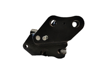 Attache rapide hydraulique manuelle inclinable personnalisée Chuangxin 2026 pour mini-excavatrice JCB 1,2 tonne, construction en acier, vert/noir