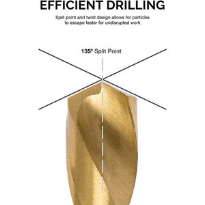 Forets Hss M35 <span class=keywords><strong>Cobalt</strong></span> 5% de haute qualité, taille 1mm-16mm pour le perçage des métaux - Product Image 5