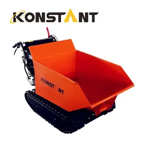 Autocaricante per tutti i terreni Mini Dumper cingolato idraulico completo, Mini Dumper Raupen cingolato ad alta punta da 500KG