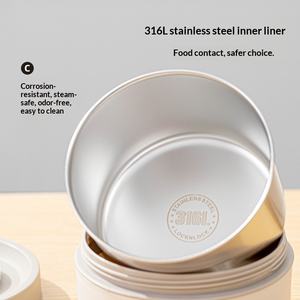 Fabricant chinois de boîtes à lunch thermos en acier inoxydable 316, ensemble de boîtes à lunch multicouches avec récipient alimentaire <span class=keywords><strong>chauffant</strong></span> et sac - Product Image 2