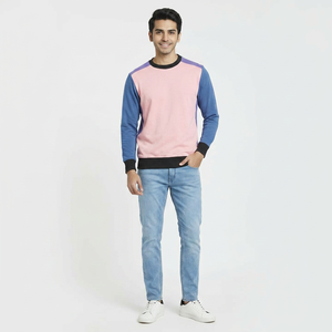 Vente directe d'usine Sweat-shirts à col rond pour hommes Nouveau style Matière en coton respirante 400G Prix ​​bas avec motif imprimé - Product Image 1