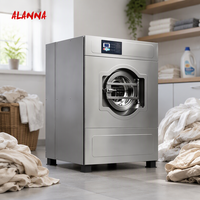Industrial Commercial Fully Automatic Washer Extractor Electric Stainless Steel Housing Heavy Duty Washing Machine