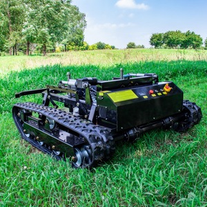 1000 Tank-<b>Tracked</b> Self Propelled Cordless Remote-Control Lawn Mower Flat Blade Industrial Grade for & Orchard Maintenance 1000 <b>T</b> - Product Image 5