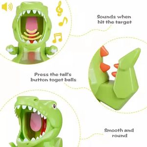 Brinquedos de Tiro de Dinossauro Móveis para Crianças de 5 a 7 Anos com 2 Jogos de Arma de Bomba de Ar com Luz LED de Registro de Pontuação e Som - Product Image 4