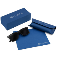 Vente en gros boîtes d'emballage pour lunettes optiques uniques normales impression de logo étui à lunettes magnétique boîte à lunettes rabattable pour hommes et femmes