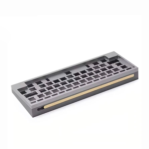 Tastiera meccanica per <span class=keywords><strong>6061</strong></span> in alluminio e titanio fresatura <span class=keywords><strong>cnc</strong></span> custodia per tastiera meccanica in lega di alluminio - Product Image 1