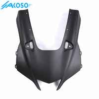 AKOSO Carénage de phare avant de moto en fibre de carbone pour Yamaha R1 2020 2021 2022 2023 2024