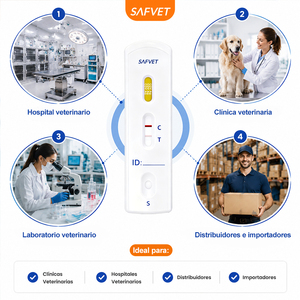 Kit de Diagnóstico Veterinario para Moquillo Canino (CDV Ag) de Alta Precisión, Prueba Rápida para Antígeno de Moquillo en Perros - Product Image 2