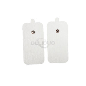 Elektroda 50x90mm tidak ditenun bantalan elektroda Pigtail pemijat Nadi elektronik bantalan elektroda Film hidrogel untuk perekat puluhan - Product Image 1