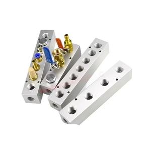 35x35mm 3/8 "BSP Feminino 2 3 4 5 6 7 8 9 10 12 Maneiras Distribuidor Manifold Splitter Bloco Pneumático Air Fitting - Product Image 6