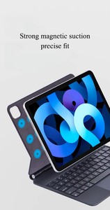 LKL Transparent High Quality Multi Touch Wireless BT Magic <b>Keyboard</b> <b>case</b> With Trackpad Backlit Keys for <b>iPad</b> Pro 11 Air M3 2025 - Product Image 3
