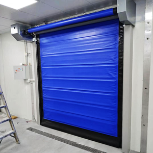 Phong cách thiết kế công nghiệp đã hoàn thành hai trục PVC cửa nhanh-Cách nhiệt tự động tốc độ cao để lưu trữ phòng lạnh nhanh - Product Image 1