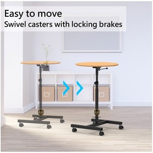 Carro y soporte de proyector de metal extensible personalizado con ruedas de carro rodantes - Product Image 4