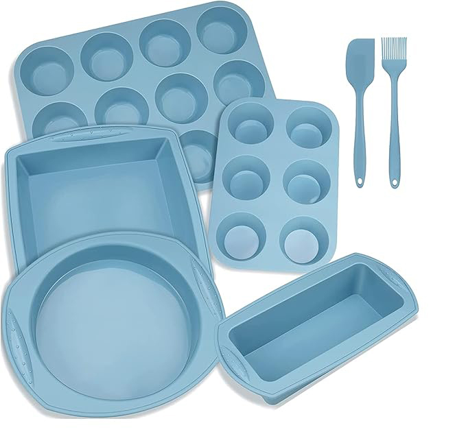 7in1 Food Grade Silicone Bakeware Baking