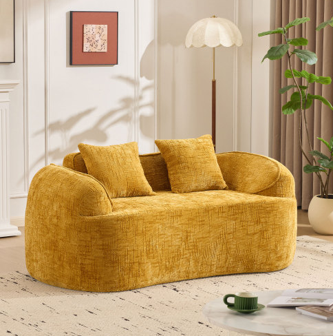 Giallo + Schiuma + Molla + 2 Posti + Schiuma