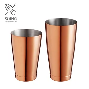 304 calda in acciaio inox Cocktail Shaker Boston Bar strumenti Hand Shake Cup