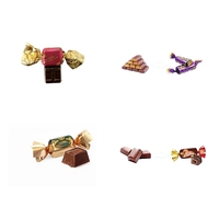 Machine d'emballage et d'alimentation entièrement automatique pour bonbons solides à double torsion, enveloppeuse de chocolat