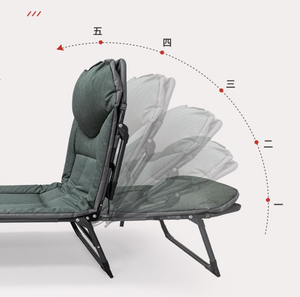 Cama plegable americana, reclinable, cómoda, simple, individual, escort, portátil - Product Image 3