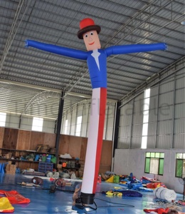 Bailarín de aire inflable personalizado <span class=keywords><strong>Gif</strong></span> Sky Dancer Logo Bienvenido Publicidad al aire libre Bailarín de aire inflable - Product Image 3