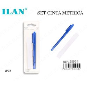 Ensemble de rubans à mesurer ILAN avec stylo et chiffon, 2 pièces, pour les tâches de mesure - Product Image 1