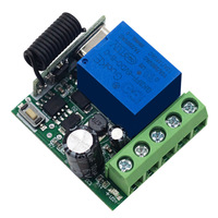 Interruptor de Control Remoto Inalámbrico de 433 MHz, Módulo de Control de Acceso de un Solo Canal, CC 5-60V, IP42 -10 55, Reloj Temporizador, Control de Entrada