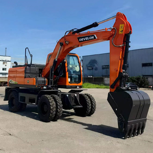 Oferta Especial: Excavadora de Ruedas Develon DX150WE DX150W de 15 Toneladas para Movimiento de Tierras y Construcción con Cucharón de 0.57m³ - ¡En Stock para Venta! - Product Image 4