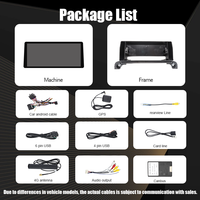 Accessoires de voiture d'usine AIJALV 12.3IN pour 2018 PEUGEOT 4008 5008 cadre Android tablette panneau pièces intérieures câble d'alimentation Radio