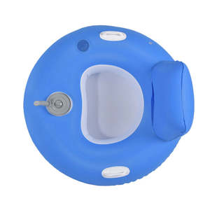 Flotteur gonflable de <span class=keywords><strong>tube</strong></span> de rivière pour adultes Tubes motorisés résistants flottant avec dossier pour la plage de l'eau d'été de fête - Product Image 2