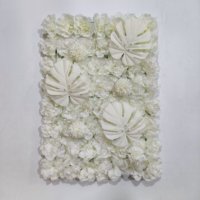 Rouleau de tissu en tissu pour mur de fleurs artificielles, décoration murale de mariage avec roses blanches, panneaux muraux floraux