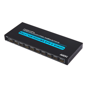 Đủ Cổ Phiếu Cổ Phiếu Cho Hot Bán <span class=keywords><strong>2x8</strong></span> <span class=keywords><strong>HDMI</strong></span> 3D Đúng Ma Trận Chuyển Đổi Splitter 2 Trong Nguồn 8 out Hiển Thị W/Từ Xa 4K - Product Image 3