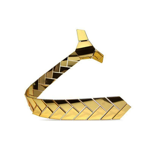 Hamocigia China Factory Custom Premium Handmade Wedding elegante <span class=keywords><strong>cravatta</strong></span> esagonale <span class=keywords><strong>di</strong></span> lusso in acrilico - Product Image 6