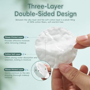 Giá nhà máy trực tiếp cho Vòng Bông Mỹ phẩm ODM, không gây dị ứng & không có xơ, đơn đặt hàng số lượng lớn với hỗ trợ moq - Product Image 3