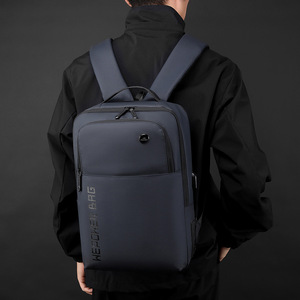 Sac à dos Wepower pour homme, grande capacité, sac pour ordinateur portable, voyage d'affaires, bleu foncé, poignée souple, 2024 - Product Image 1