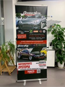 Tùy chỉnh kakemono kỹ thuật số LED cuộn lên biểu ngữ và tường đứng biểu ngữ Roll-up Standee hiển thị biểu ngữ ngoài trời nhà sản xuất - Product Image 2